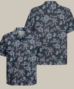 USMC 250th Anniversary Hawaiian Shirt Marines Pay The Price Veteran Merch Usmc Veteran Gifts