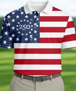 250 Years Of Defending Liberty Polo Shirt US Flag Merchandise Gift Ideas For Brothers