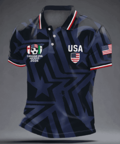 USA World Cup 2026 Merch Host Nation Polo Shirt Team USA Soccer Merch Best Fan Gear