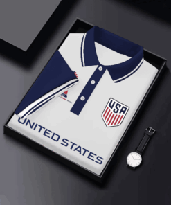 USA Soccer World Cup 2026 Polo Shirt Men's Game Day Merch Apparel Gifts For Team USA Supproters