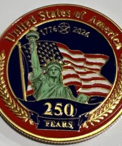 2026 250th Americas Anniversary Commemorative Challenge Coin