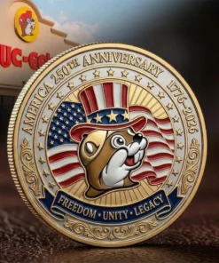250Th Anniversary Bucees Commemorative Coin 2026