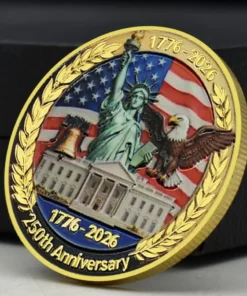 2026 USA 250th Anniversary Commemorative Coin - Statue of Liberty Capitol
