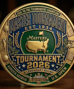 2026 Masters Tournament Golf Coin Augusta Georgia Legendary Round Coin