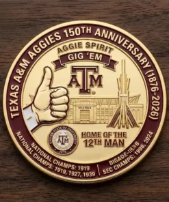 Aggies 150Th Anniversary Commemorative Coin 2026