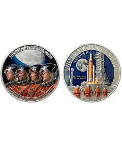 Artemis II 2026 First Crewed Lunar Mission Since 1972 Commemorative Coin