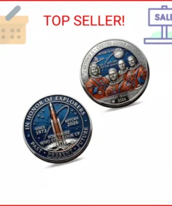 Artemis II 2026 Commemorative Coin – Return to the Moon Challenge Coin