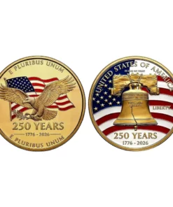 “250th Anniversary of Our Faith in God's Liberty” 1776 - 2026 Commemorative Coin