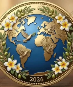 2026 Journey of Peace Mission Commemorative Coin