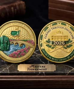 2026 Masters Tournament Gold Silver Coin Augusta National Green Jacket Golf Meda