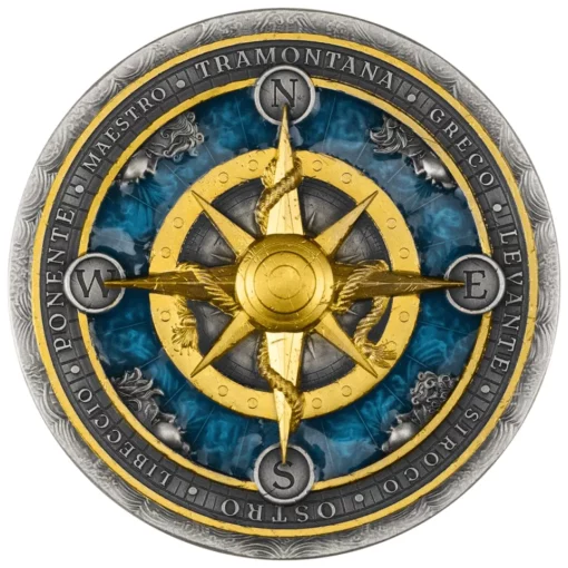 2026 Niue Compass Rose Coin Curvy Glams