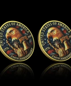 2026 US 250th Anniversary Coin Statue of Liberty Challenge Coin Collectible Gift