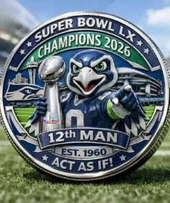 2026 Super LX Seahawks Champions Commemorative Coin