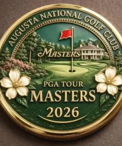 2026 Masters Golf Tournament Challenge Coin Augusta National Tour Souvenir