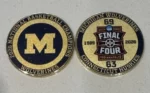 Michigan Wolverines 2026 National Basketball Champions Challenge Tribute Coin