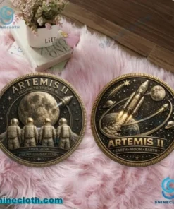 Artemis II Return To The Moon April 2026 Crewed Lunar Flyby Coin
