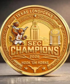 Longhorns Women's Basketball SEC Champions 2026 Commemorative Coin