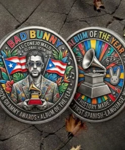 Bad Bunny 2026 Grammy Awards Album Of The Year Coin