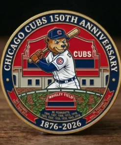 Chicago City Cub Mascot 150Th Anniversary Commemorative Coin 2026