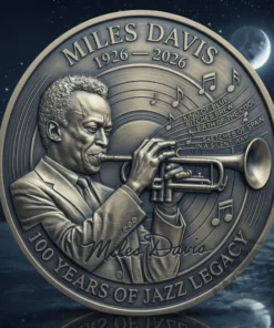 Miles Davis 100 Years Of Jazz Legacy Commemorative Coin 2026
