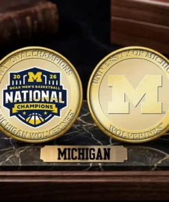 Michigan 2026 Men's Basketball University of Michigan Champions Coin