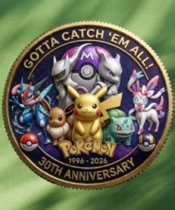 Pokemon 1996-2026 30th Anniversary Commemorative Coin