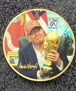 Donald Gold Coin World Cup 2026 250th Anniversary of America Signature USA