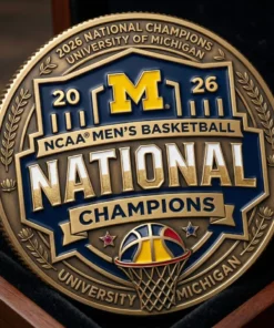 Michigan Wolverines 2026 NCAA National Champions Coin University of Michigan