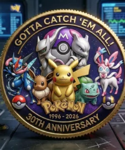 Pokemon 30Th Anniversary 2026 Commemorative Coin