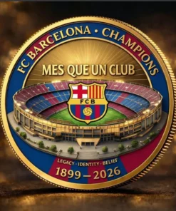 FC Barce lona 2026 Champions Coin Mes Que Un Club