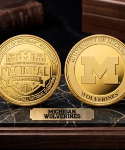 Michigan Wolverines 2026 Men's Basketball National Champions Commemorative Coin