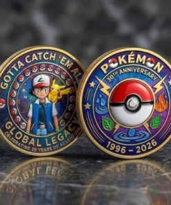 Pokermon 30Th Anniversary 2026 Commemorative Challenge Coin