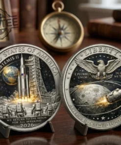 Artemis II 2026 Return To The Moon Silver Coin