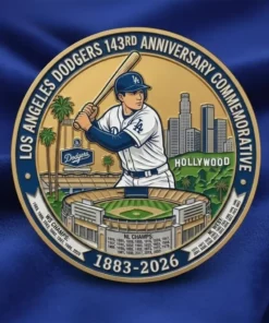 Dodgers 143Rd Anniversary Commemorative Coin 2026