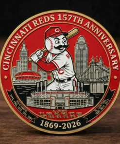 Cincinnati 157Th Anniversary Commemorative Challenge Coin 2026
