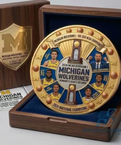 Michigan 2026 Men's Basketball University Champions Commemorative Challenge Coin