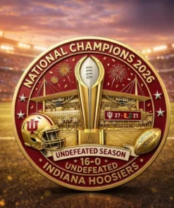 Hoosiers National Champions 2026 Coin