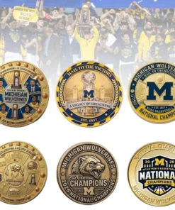 Michigan Wolverines 2026 NCAA Division I National Champions Commemorative Coin