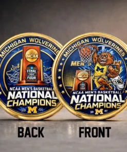 Michigan Wolverines 2026 Men's Basketball National Champs Commemorative Coin