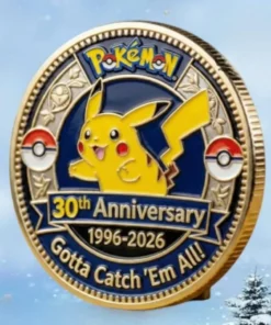 Pokemon 30Th Anniversary 1996-2026 Commemorative Coin