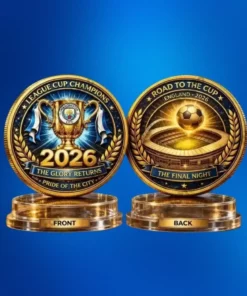 Man City 2026 League Cup Champions Commemorative Coin