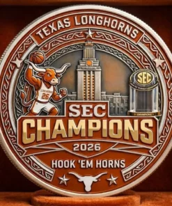 Longhorns 2026 Sec Champions Commemorative Coin