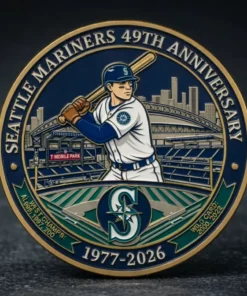 Seattle 49Th Anniversary Commemorative Challenge Coin 2026