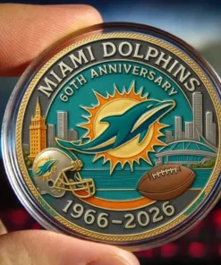 Dolphin 60th Anniversary 2026 Commemorative Challenge Coin