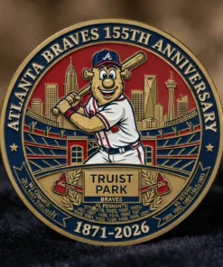 Atlanta 155Th Anniversary Commemorative Challenge Coin 2026