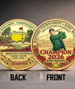 Rory McIlroy 2026 Masters Tournament Commemorative Coin