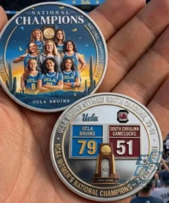 UCLA University 2026 Women's Basketball Champions Commemorative Challenge Coin