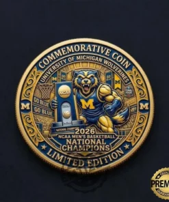 Michigan Wolverines 2026 Ncaa Champions Commemorative Coin