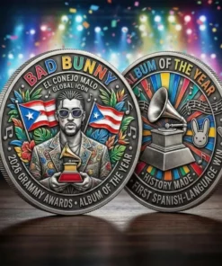 Bunny 2026 Grammy Win Album Of The Year Commemorative Coin
