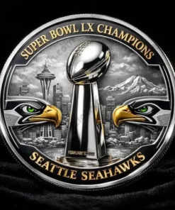 Super Bowl LX Champions 2026 Seahawks Commemorative Coin